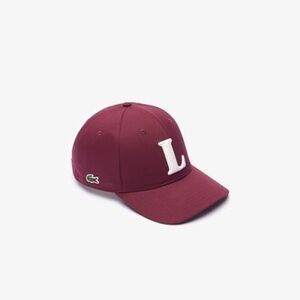 Burgundy Cap with Large 'L' Emblem